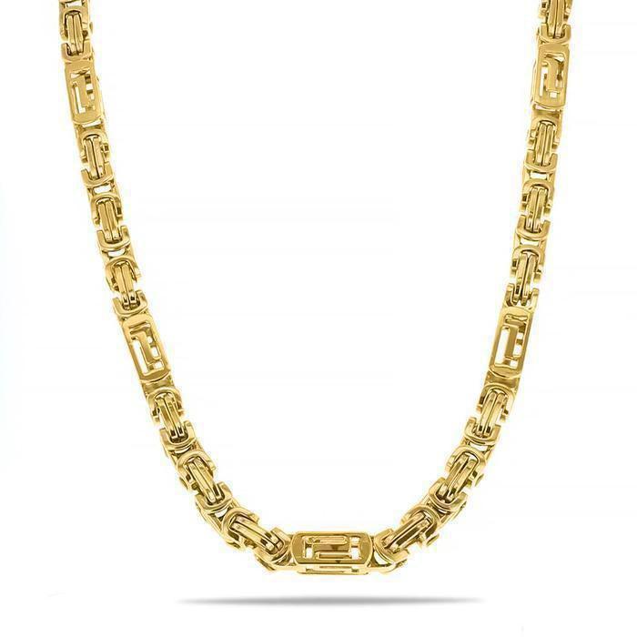 "El Chapo" Gouden Ketting (8mm)-AmerikaansGoud