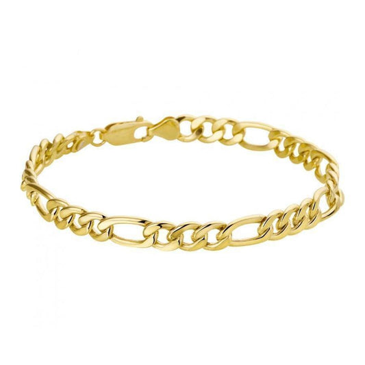 "Figaro" Gouden Armband-AmerikaansGoud