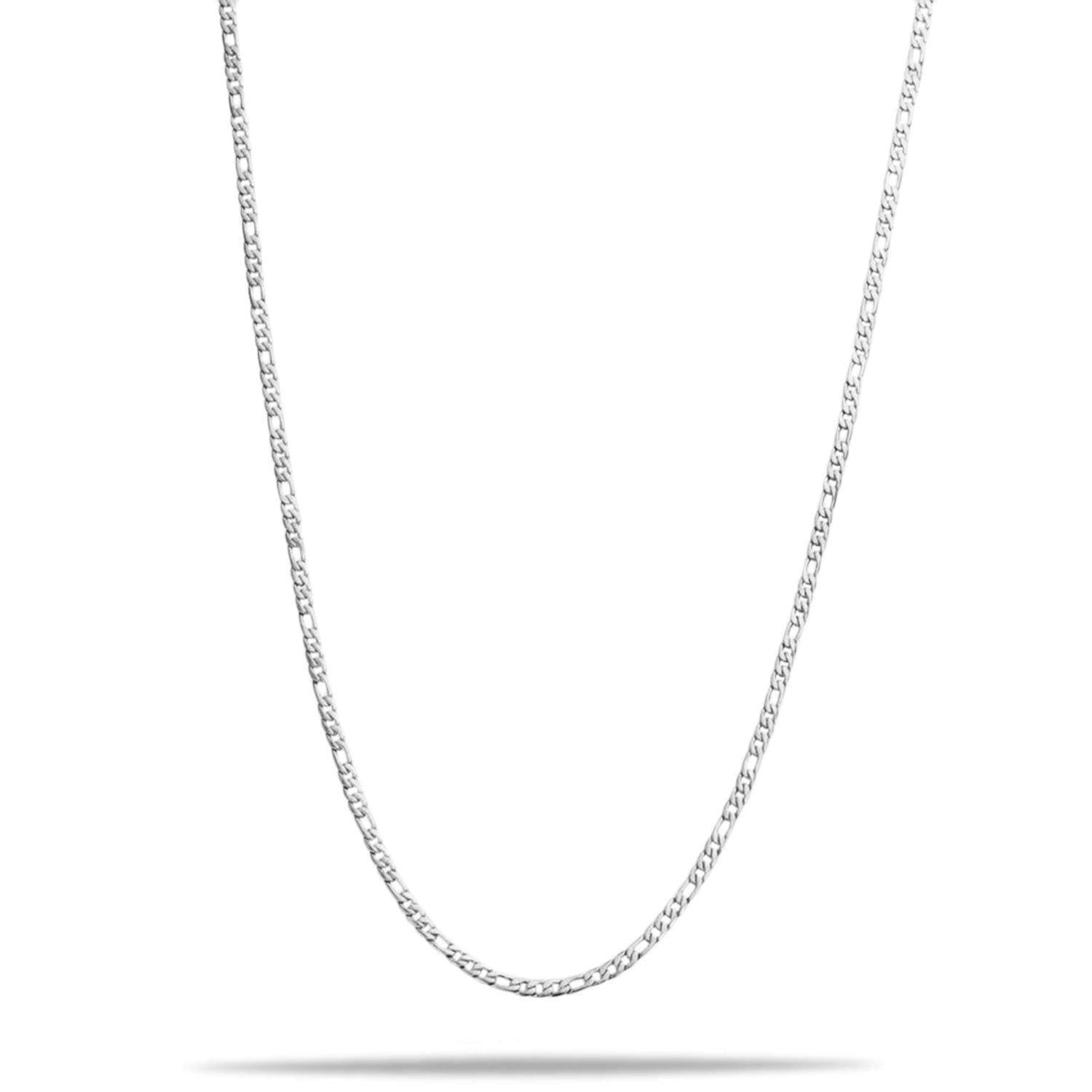 "Figaro" Zilveren Ketting (3mm)-AmerikaansGoud