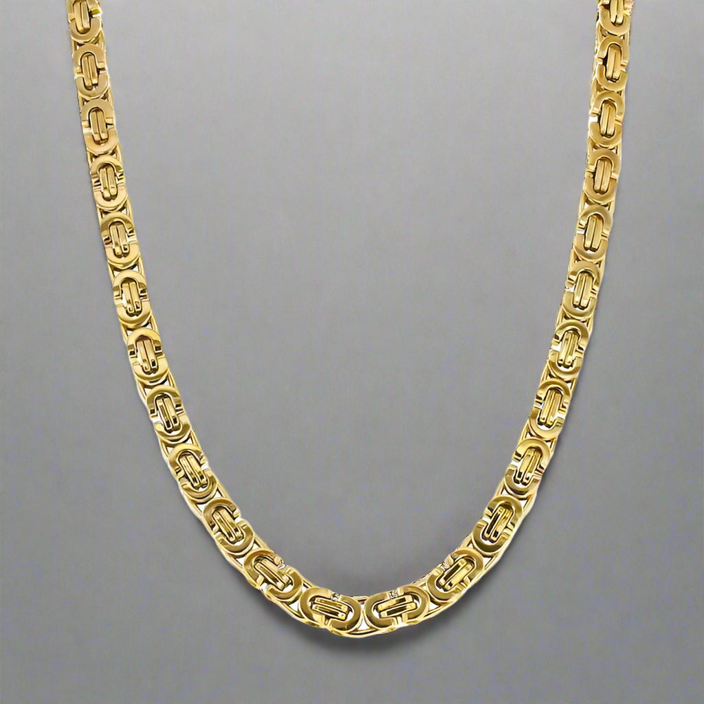 "Scylla" Gouden Ketting (8mm)-AmerikaansGoud